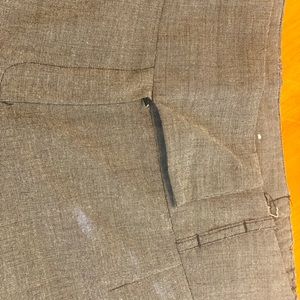 Gray slacks / trousers